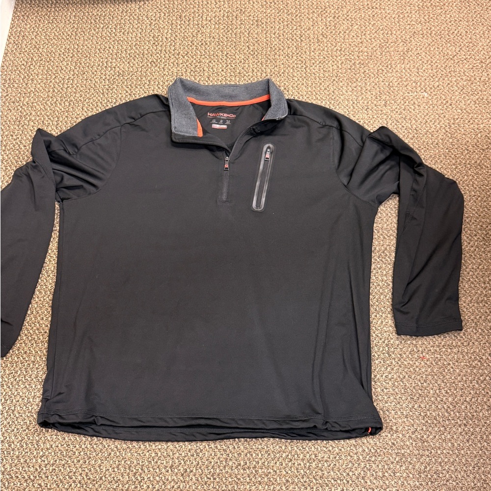 Hawke & Co Black Polyester Blend Pullover‎